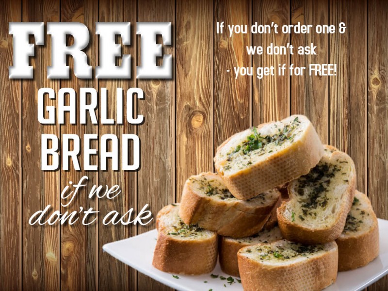 FREE if we don't ask! *t&c's apply